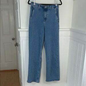 Levi Strauss Signature Heritage High Rise Loose Straight Denim Jeans size 4